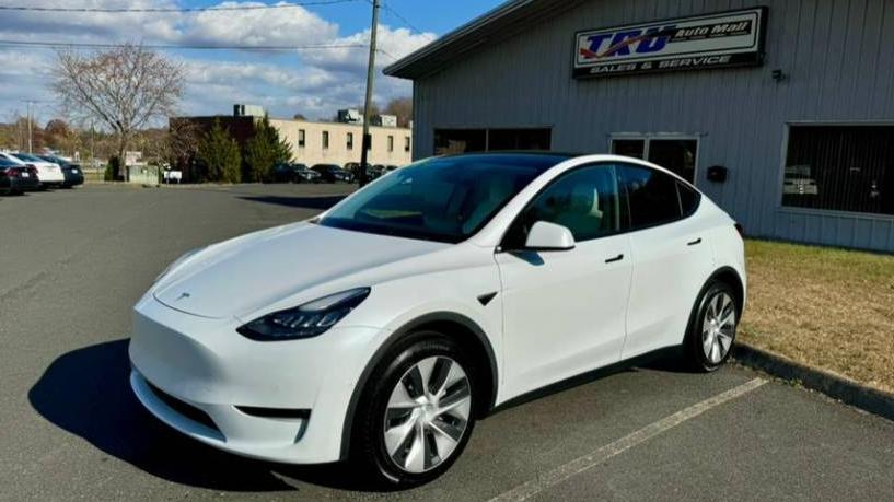 TESLA MODEL Y 2021 5YJYGDEE5MF202611 image